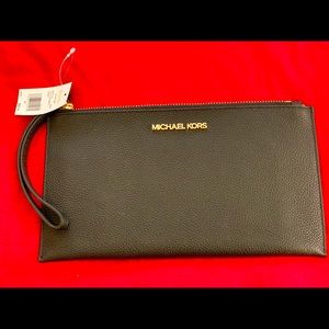 MICHAEL Michael Kors Black Wristlet